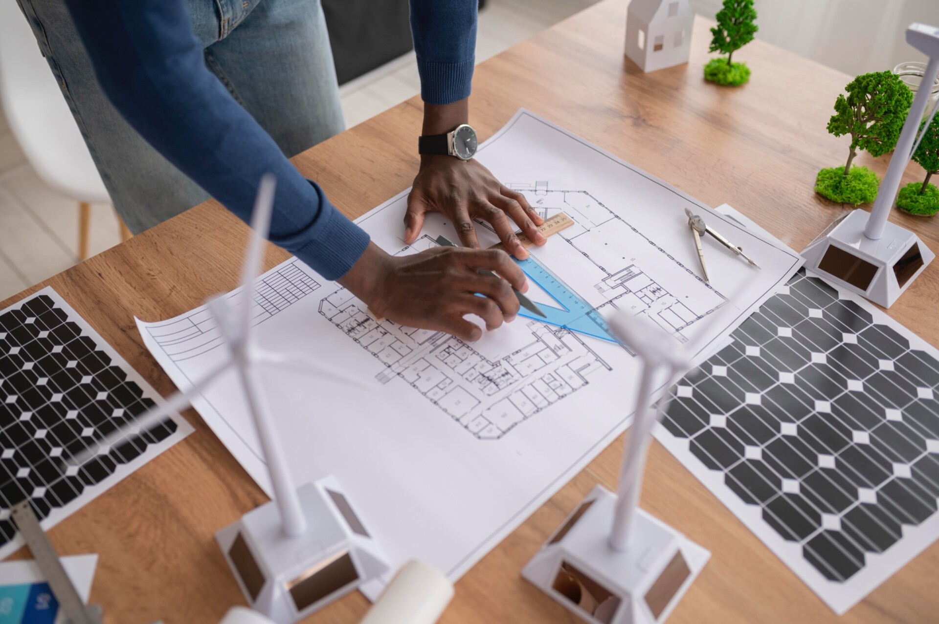 Mesure plan architecte